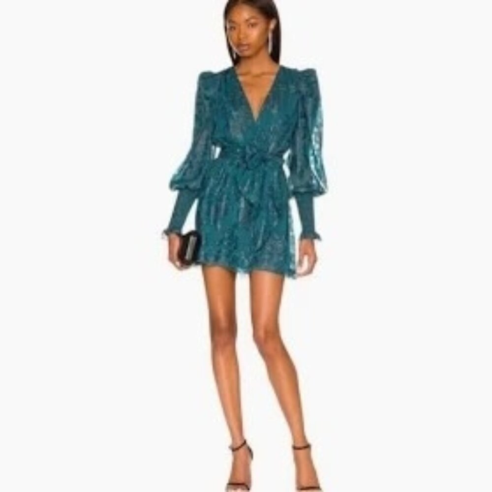 REVOLVE Teal Midi Dress